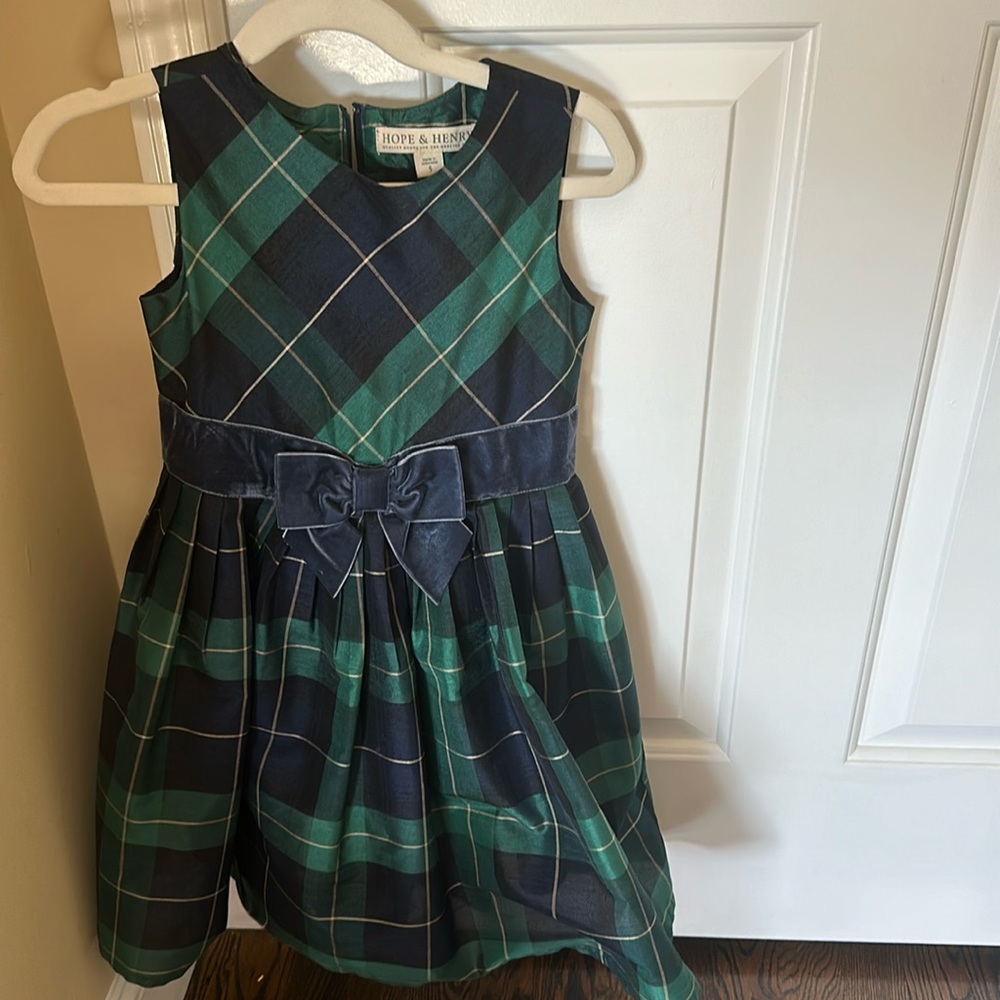Hope & Henry Tartan Dress